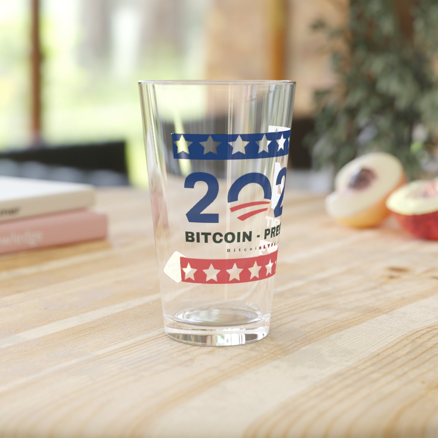 Vote - Biten Pint Glass