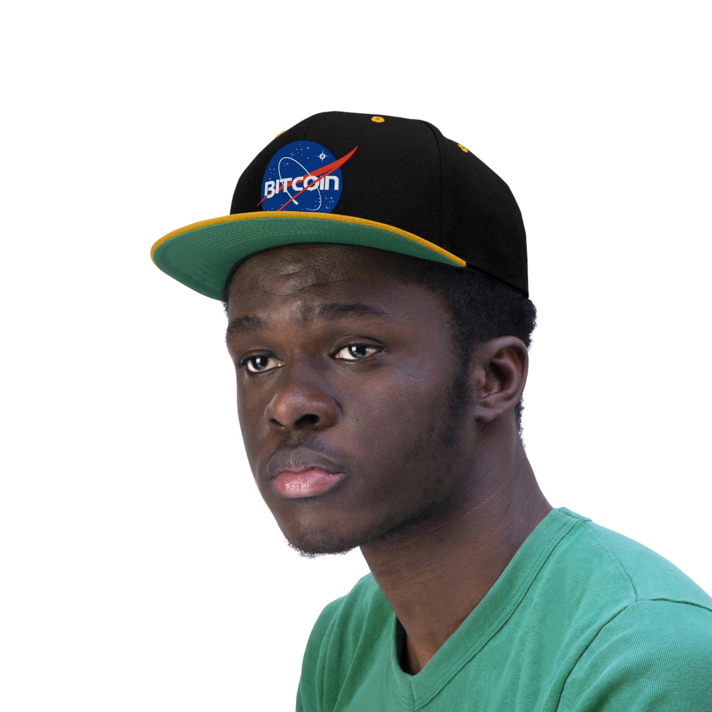 B in Space1 Flat Bill Hat, Four Colors