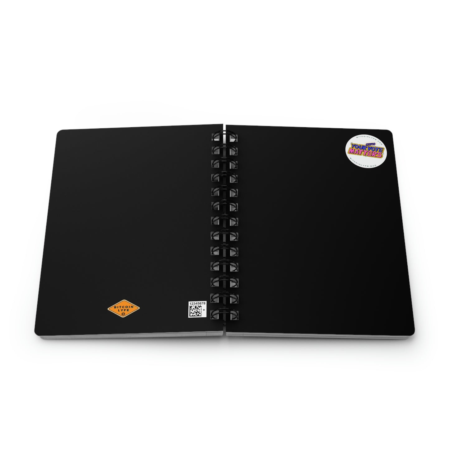 Your Crypto Vote Matters Spiral Bound Journal