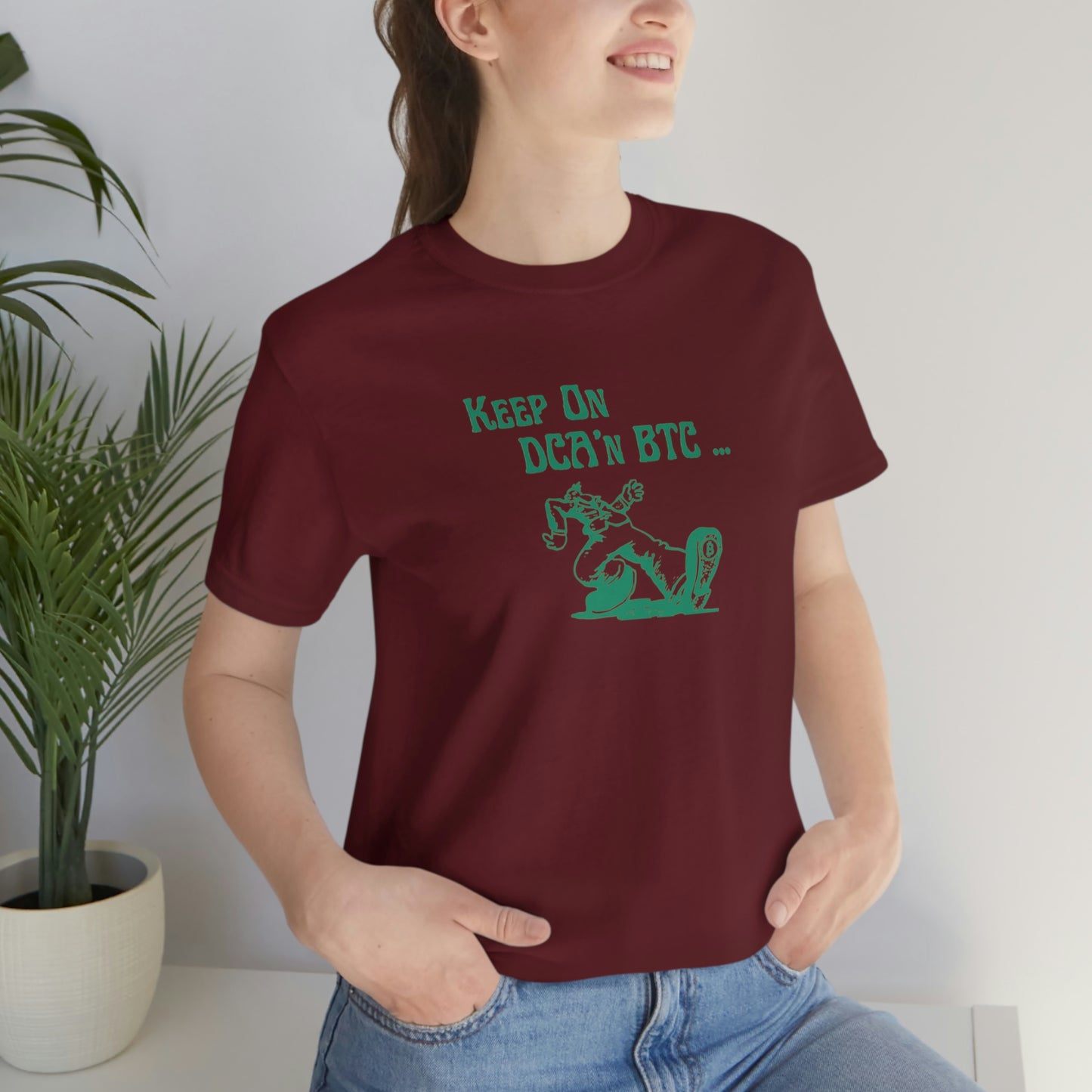 Keep On DCA'n BTC T-Shirt, Dark