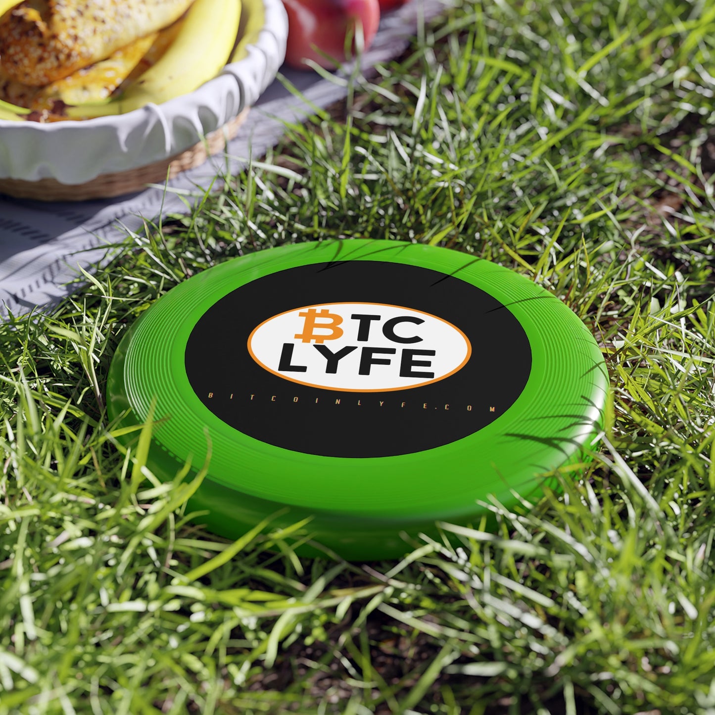 Bitcoin LYFE (Oval) Wham-O Frisbee
