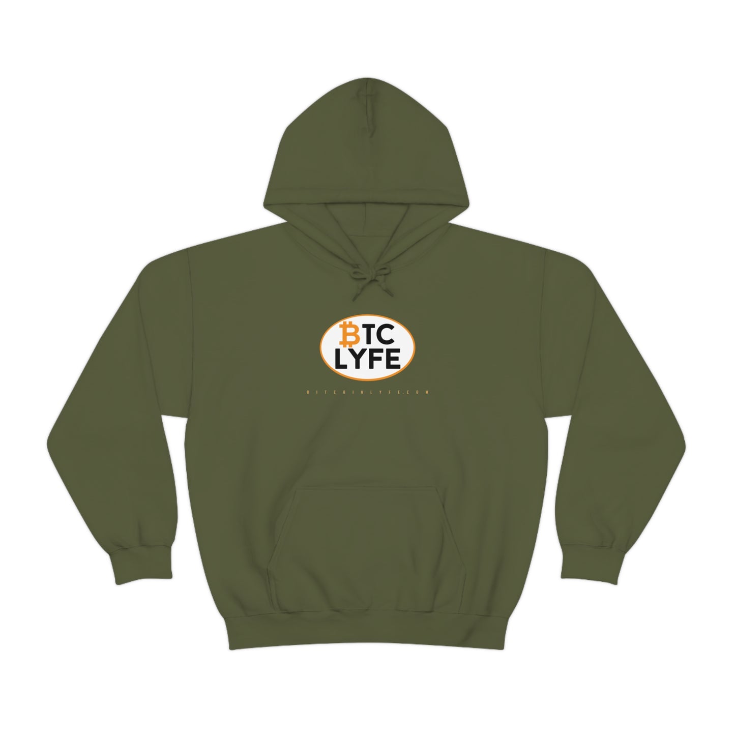 Bitcoin LYFE (Oval) Hoodie