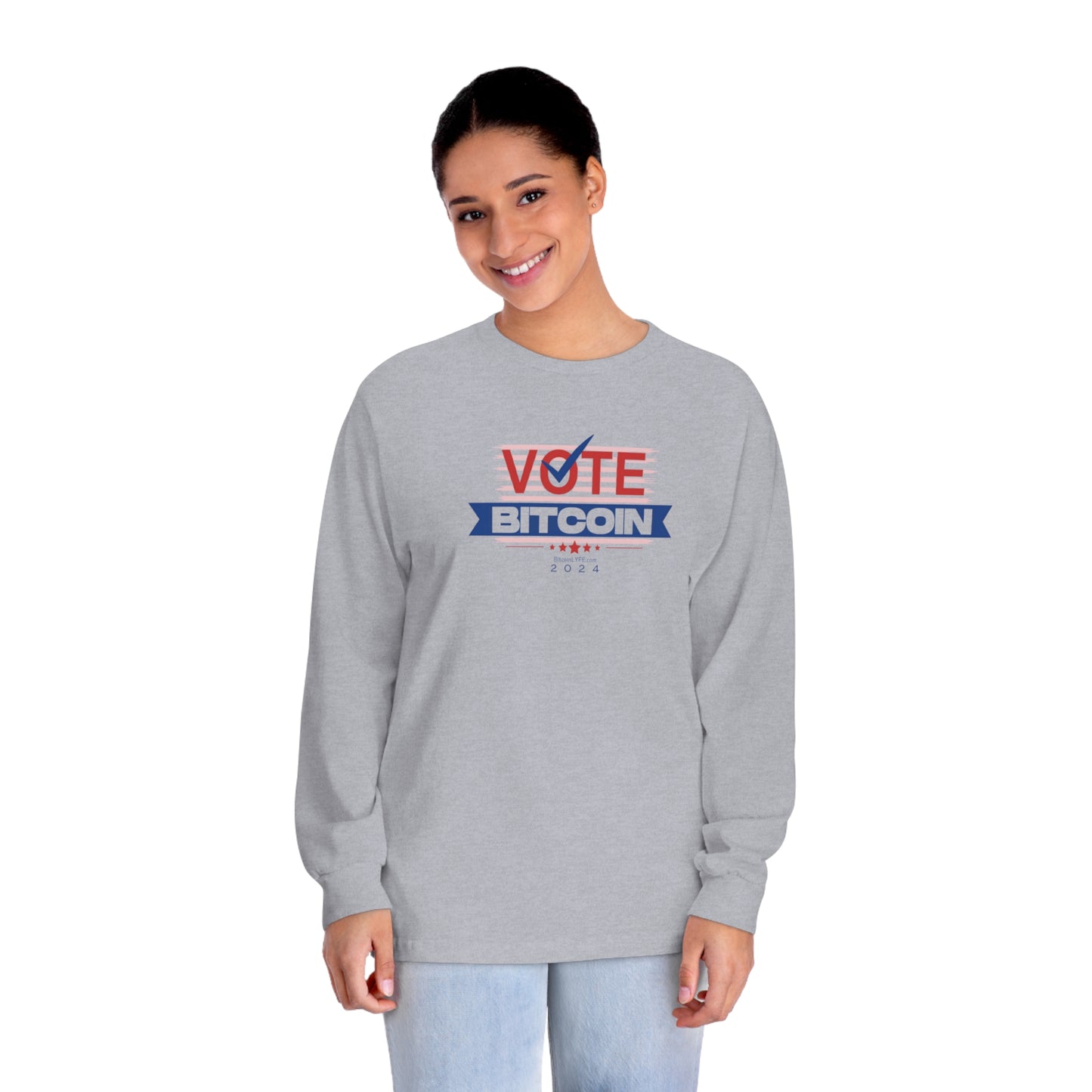 Vote Bitcoin Long Sleeve T-Shirt