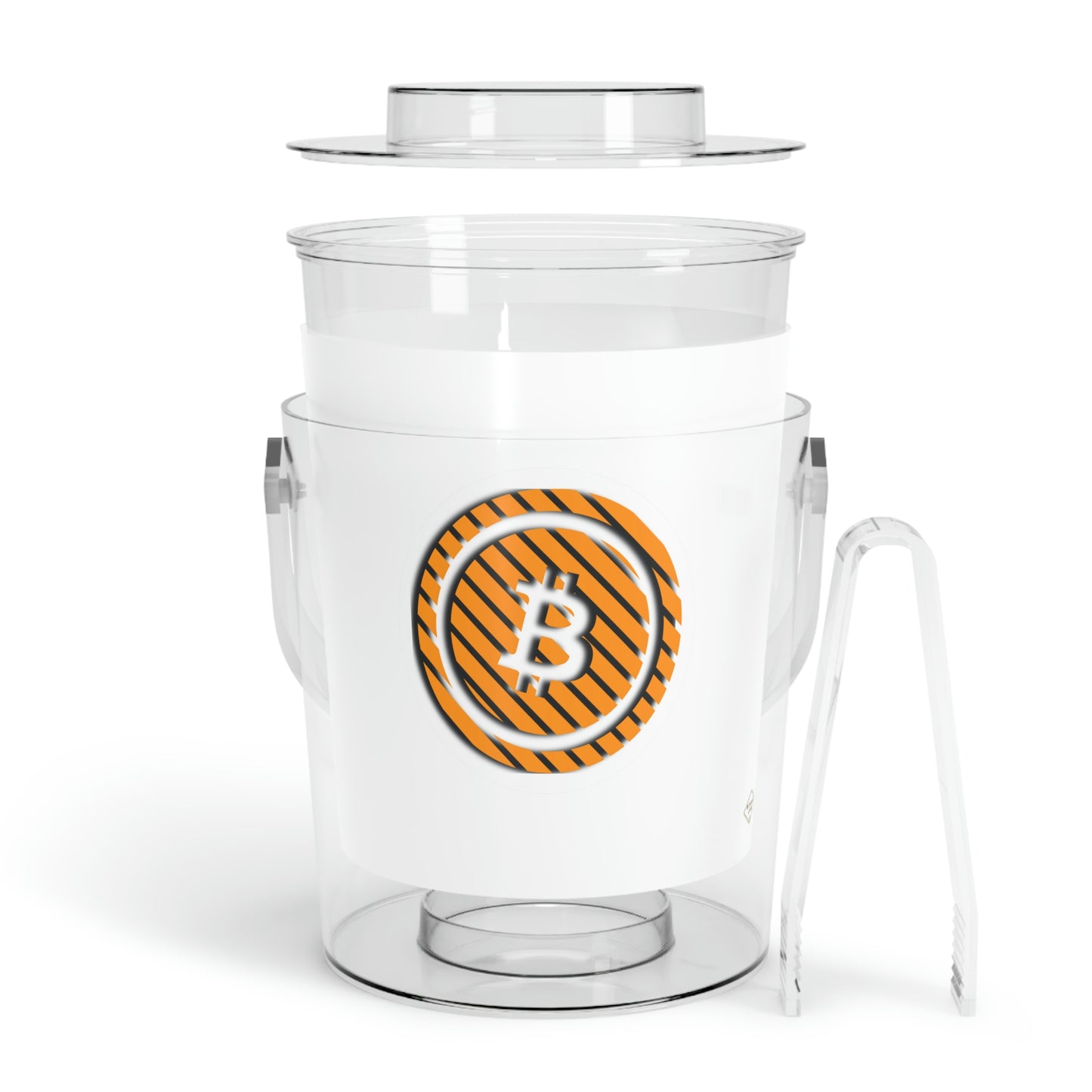 3-B Ice Bucket with Tongs