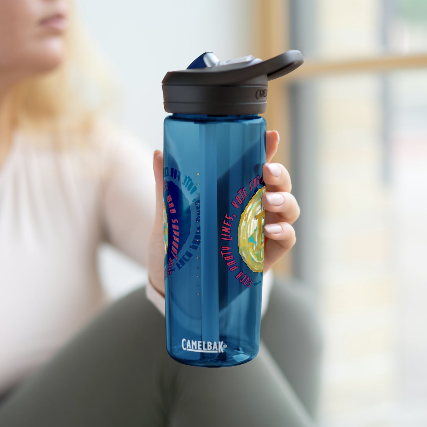Vote - F*ck Party Lines, CamelBak Eddy® Water Bottle, 20oz\25oz
