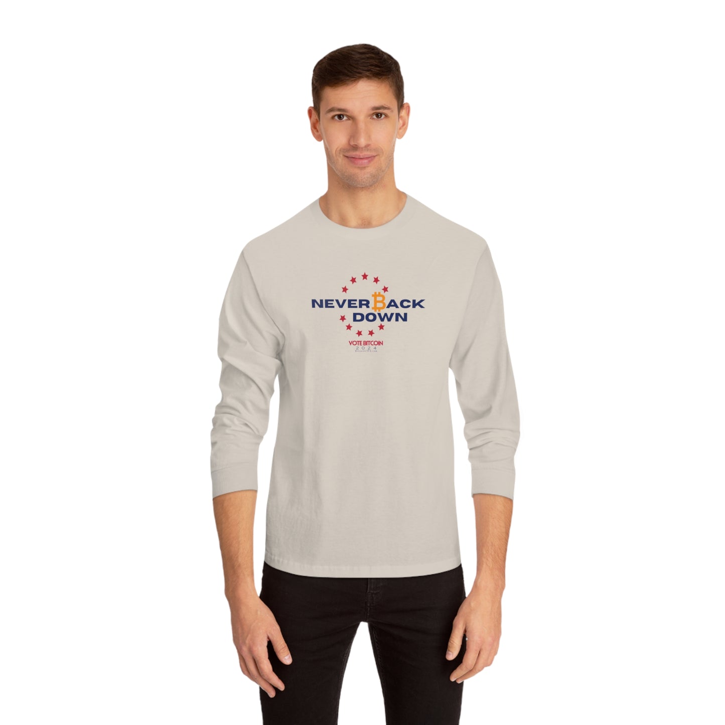 Vote - Bitdesan Long Sleeve T-Shirt
