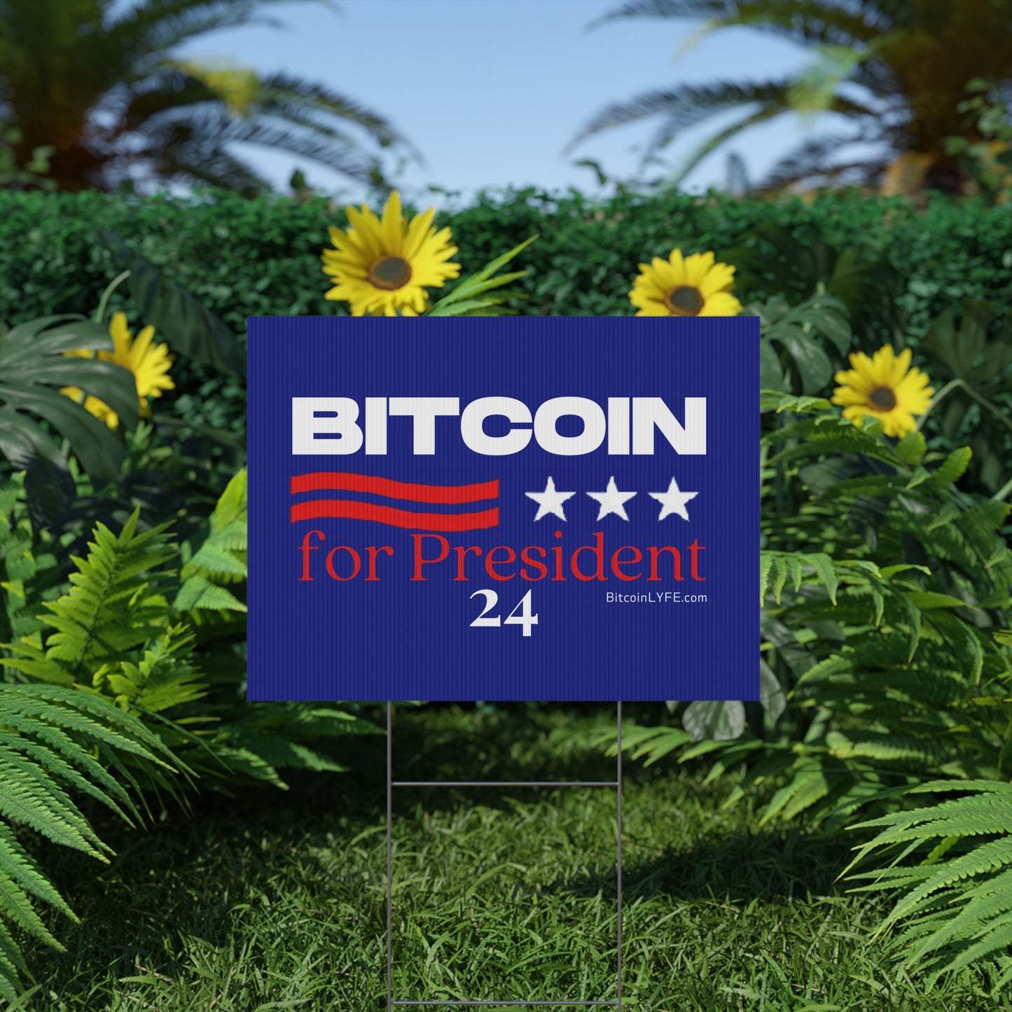 Vote - Bitbush Plastic Yard Sign