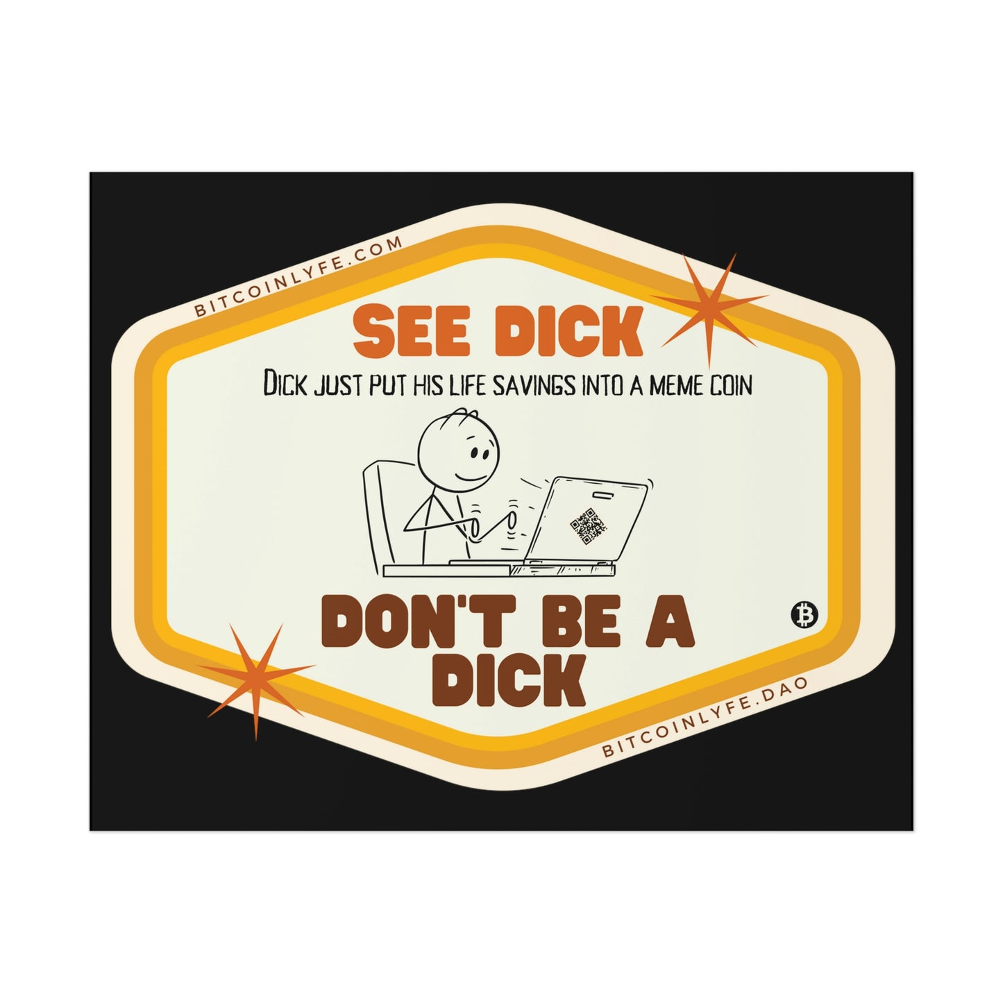 Crypto Dick Poster, Meme