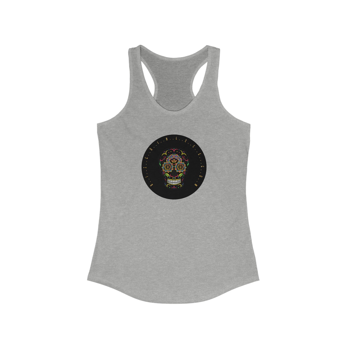 Día de los Muertos BTC Women's Racerback Tank, Catorce
