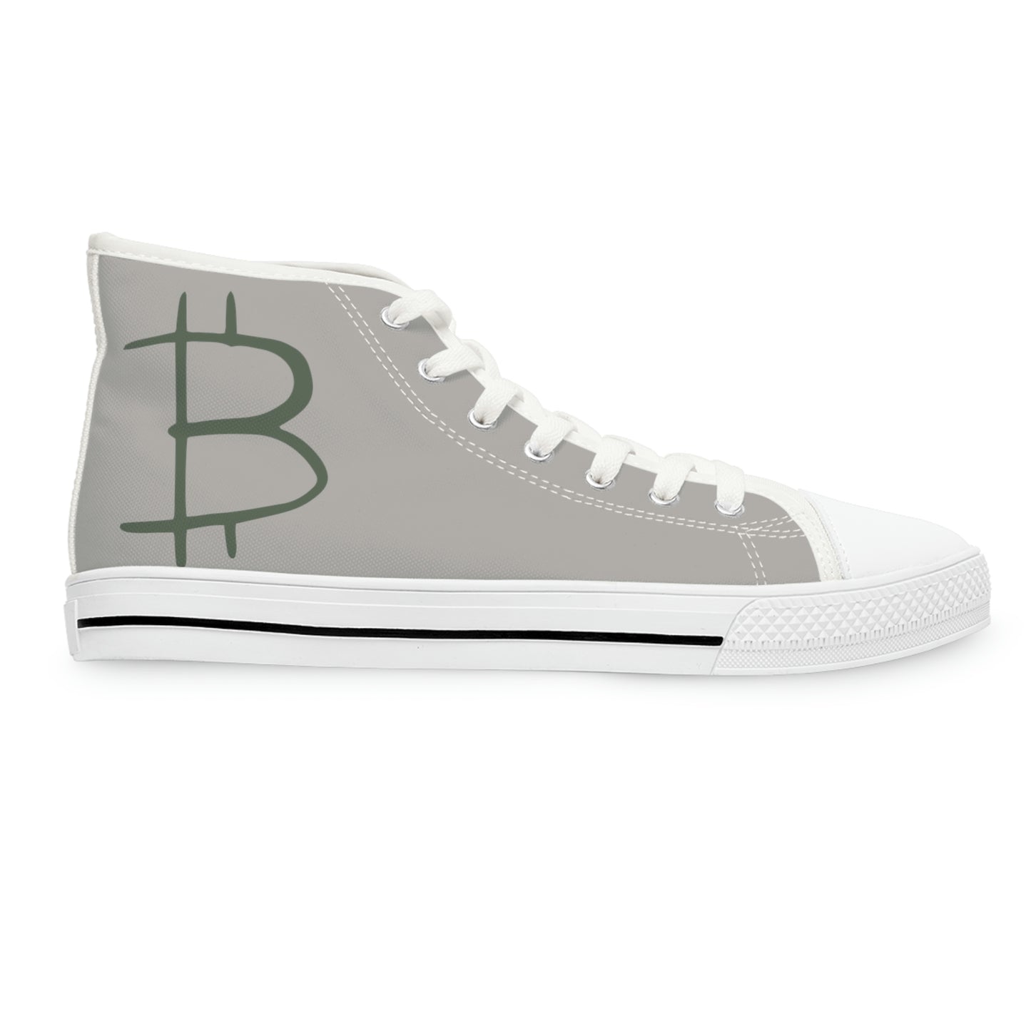 Bitcoin Women's High Top Sneakers, BTC8
