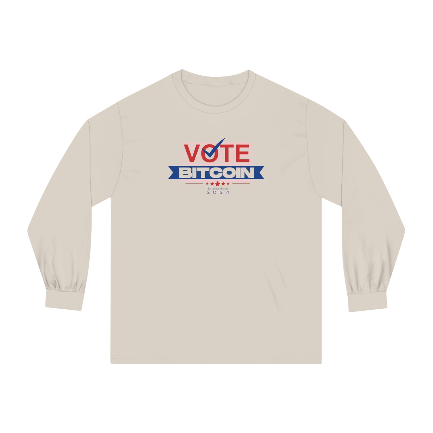 Vote Bitcoin Long Sleeve T-Shirt