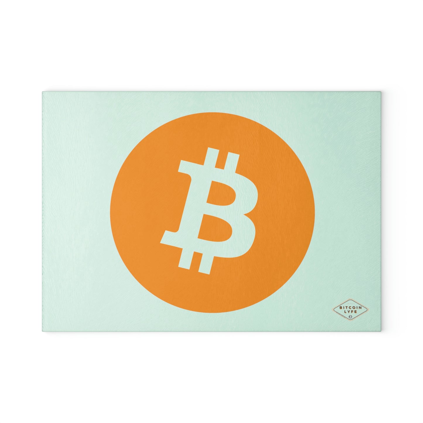 Bitcoin Glass Cutting Board, BTC2