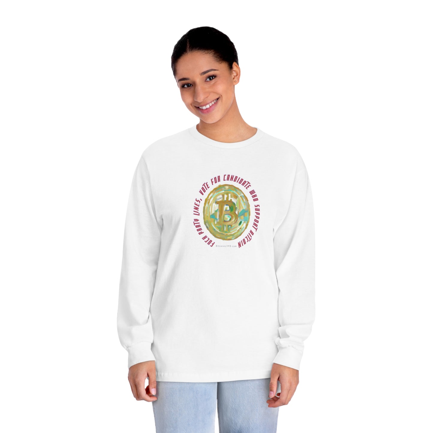 Vote - F*ck Party Lines Long Sleeve T-Shirt