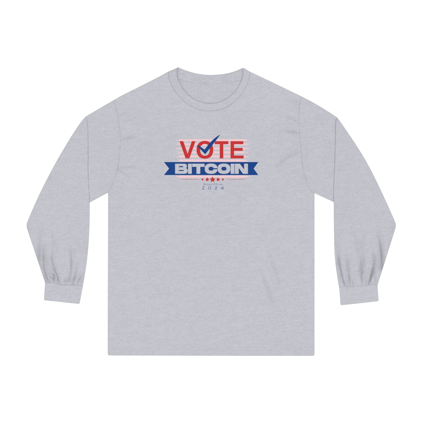 Vote Bitcoin Long Sleeve T-Shirt