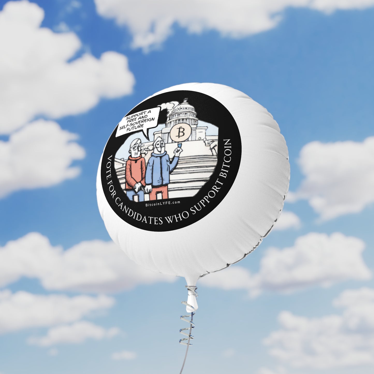 Vote - Candidates Mylar Helium Balloon, 22"