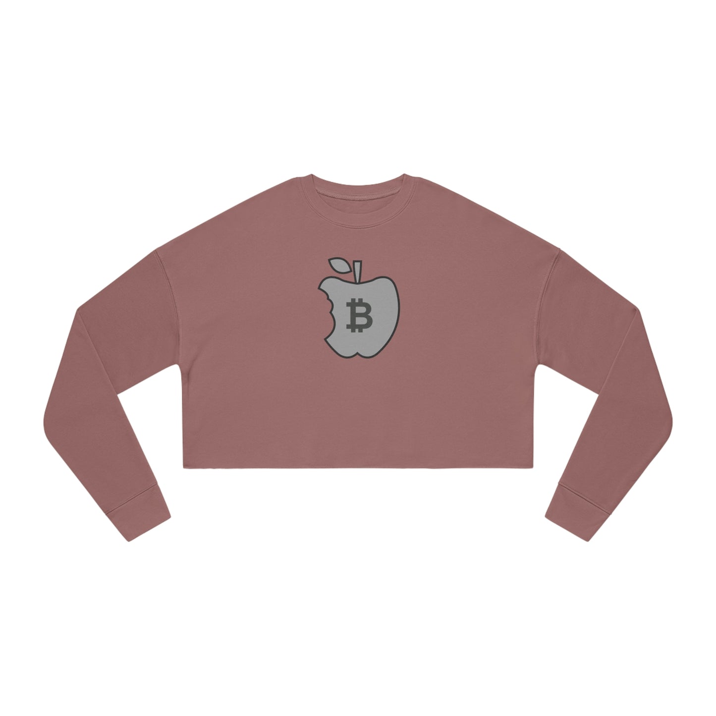 The B Apple Women's Cropped Sweatshirt
