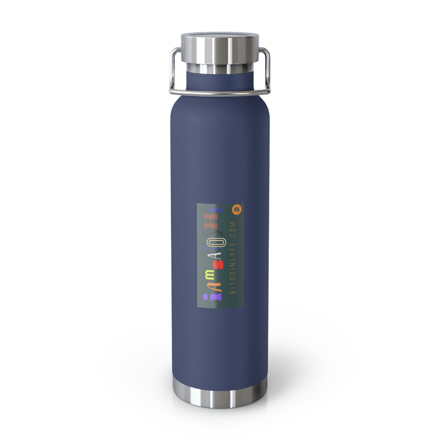 I Am Satoshi 22oz Vacuum Insulated Bottle - Three