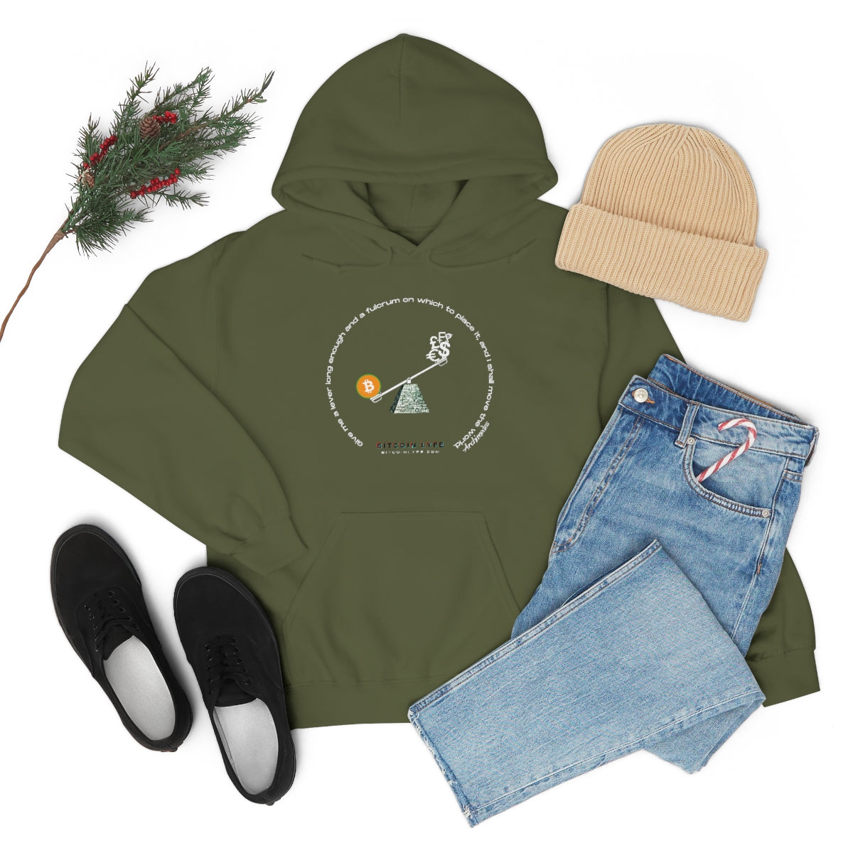 Lever Orange Pill Hooded Sweatshirt