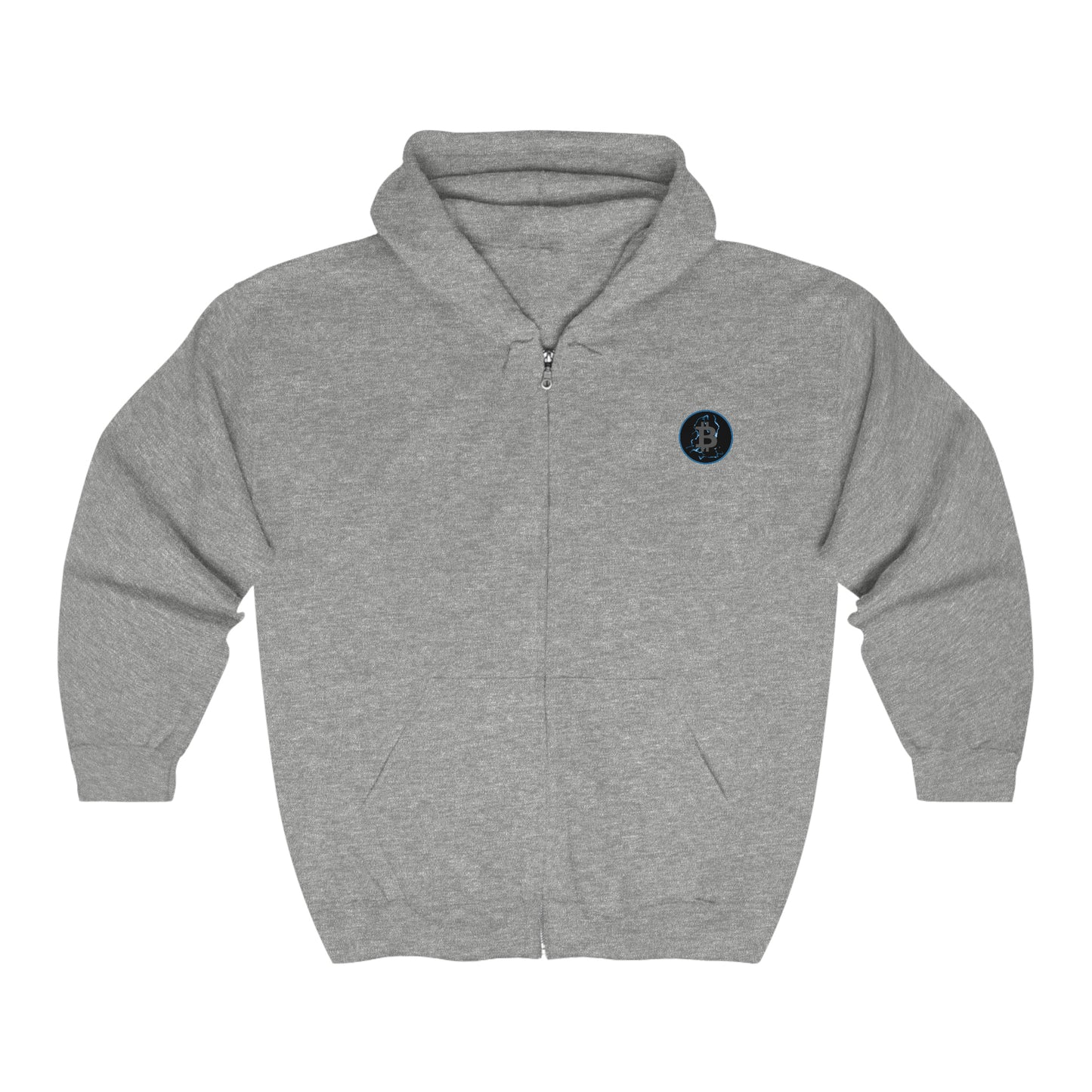 B Charged Heavy Blend™ Full Zip Hooded Sweatshirt