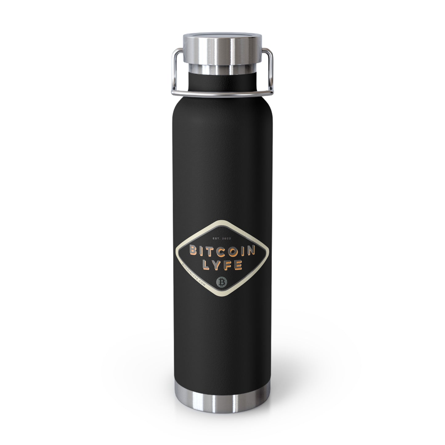 Bitcoin LYFE (Transparent) 22oz Vacuum Insulated Bottle