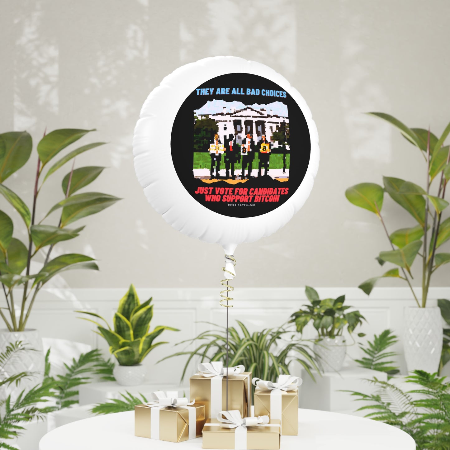 Vote - Choices Mylar Helium Balloon, 22"
