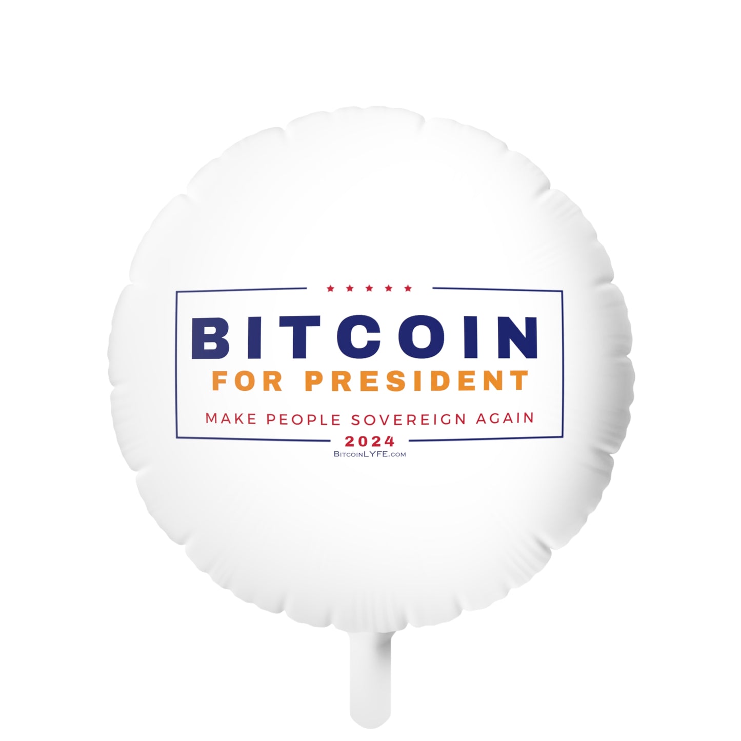 Vote - Bit...Sovereignty Mylar Helium Balloon, 22"