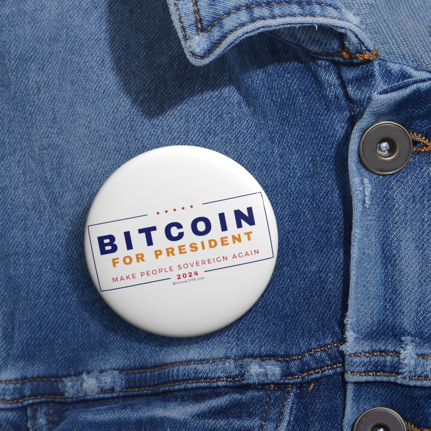 Vote - Bit...Sovereignty Pin Buttons