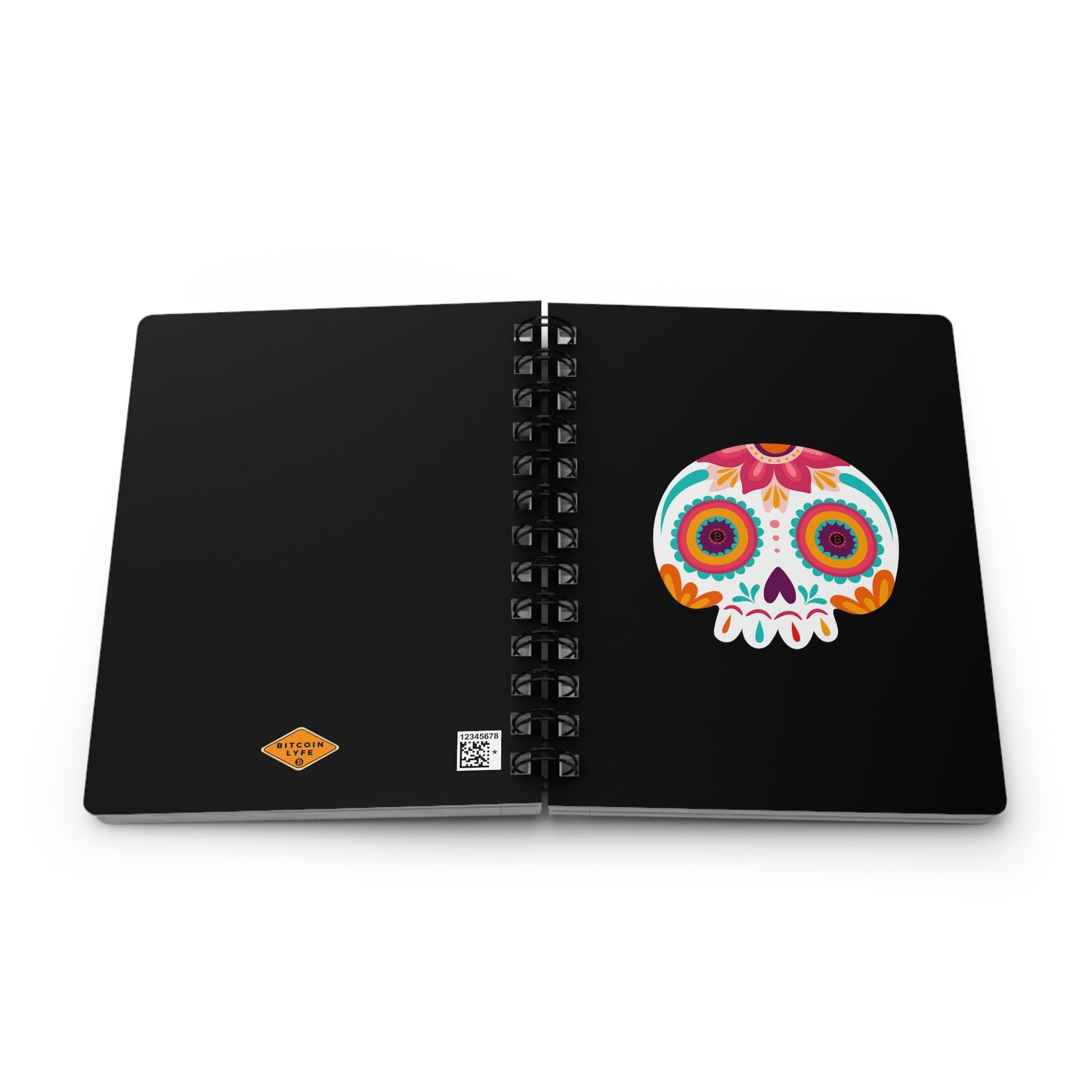 Día de los Muertos BTC Spiral Bound Journal, Dieciocho