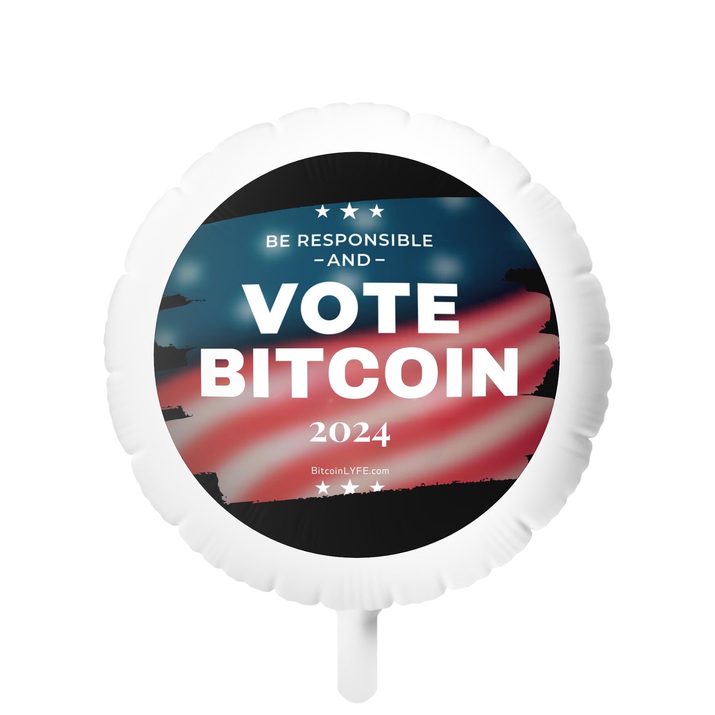 Vote - Responsibility Mylar Helium Balloon, 22"