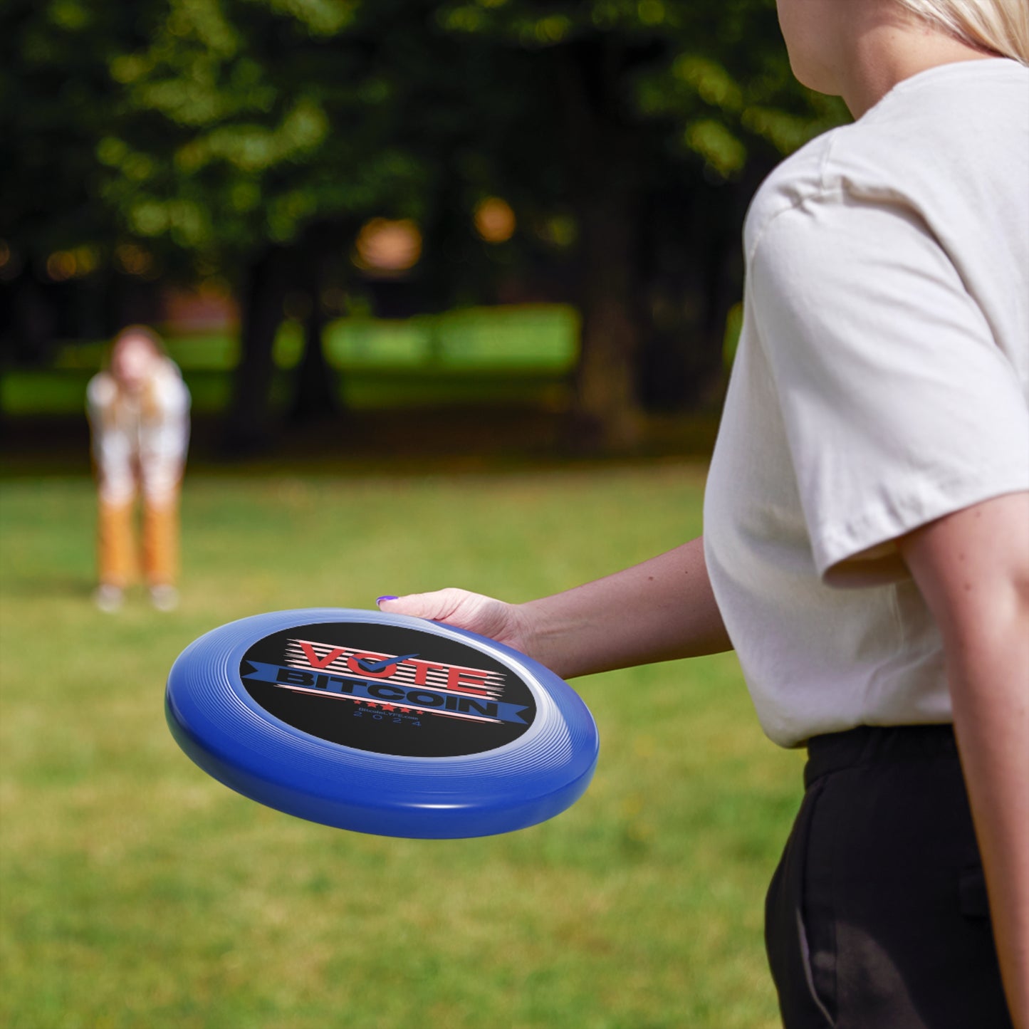 Vote Bitcoin Wham-O Frisbee