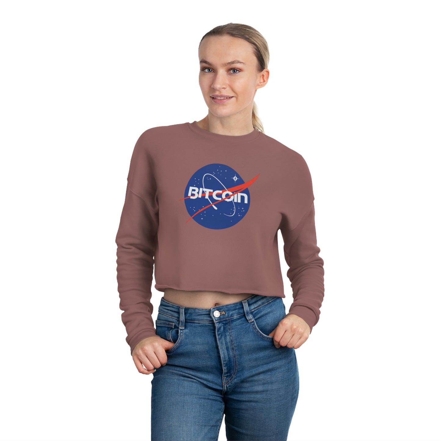 B in Space1 Women's Cropped Sweatshirt