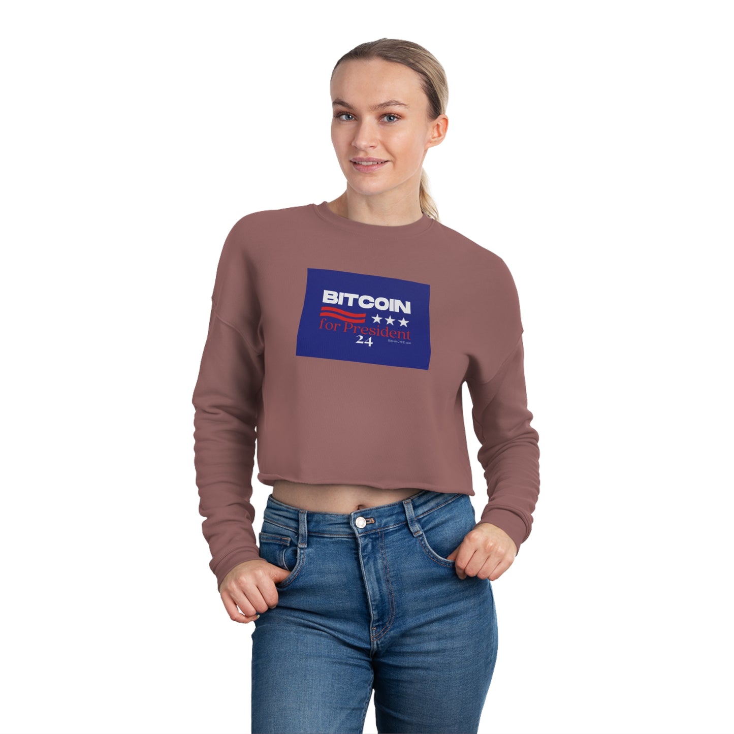 Vote - Bitbush Women's Cropped Sweatshirt