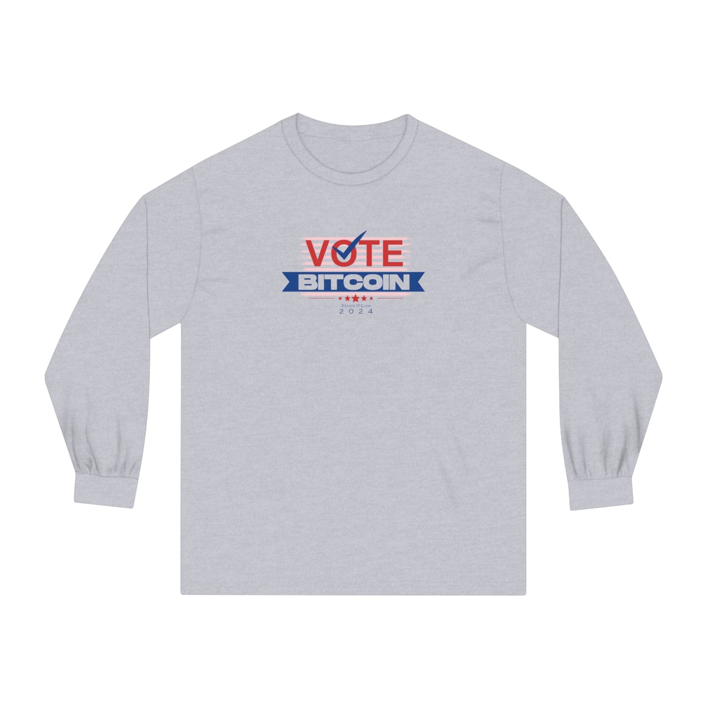 Vote Bitcoin Long Sleeve T-Shirt