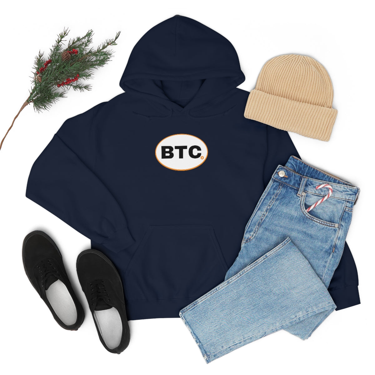 Bitcoin Oval #3 Hoodie
