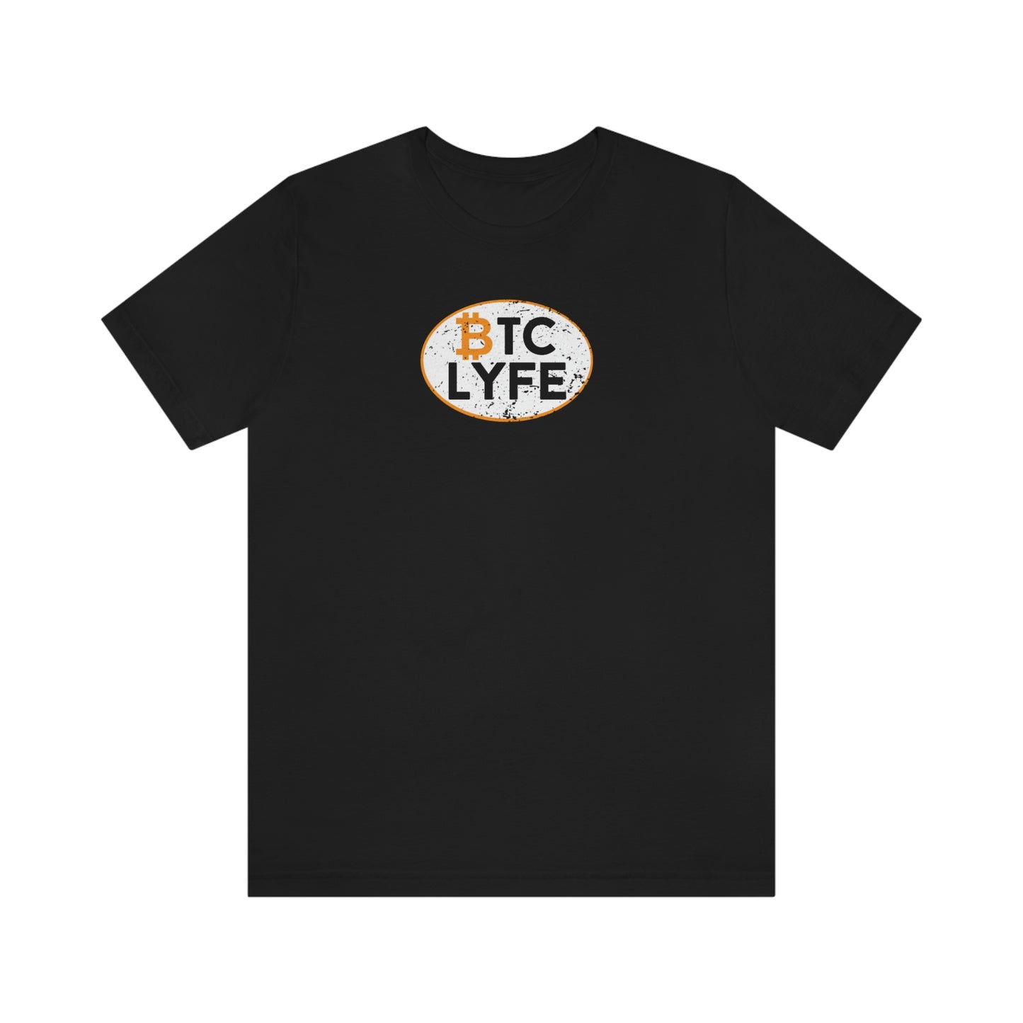 Bitcoin LYFE Oval T-Shirt