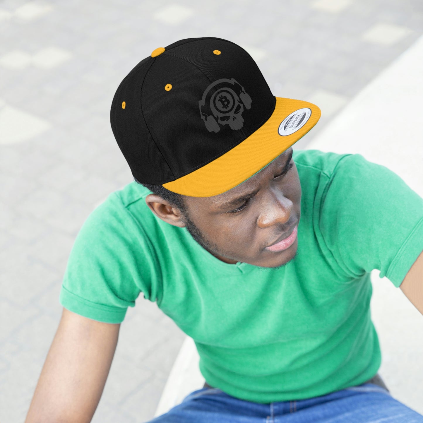 Heavy B Flat Bill Hat, Four Colors