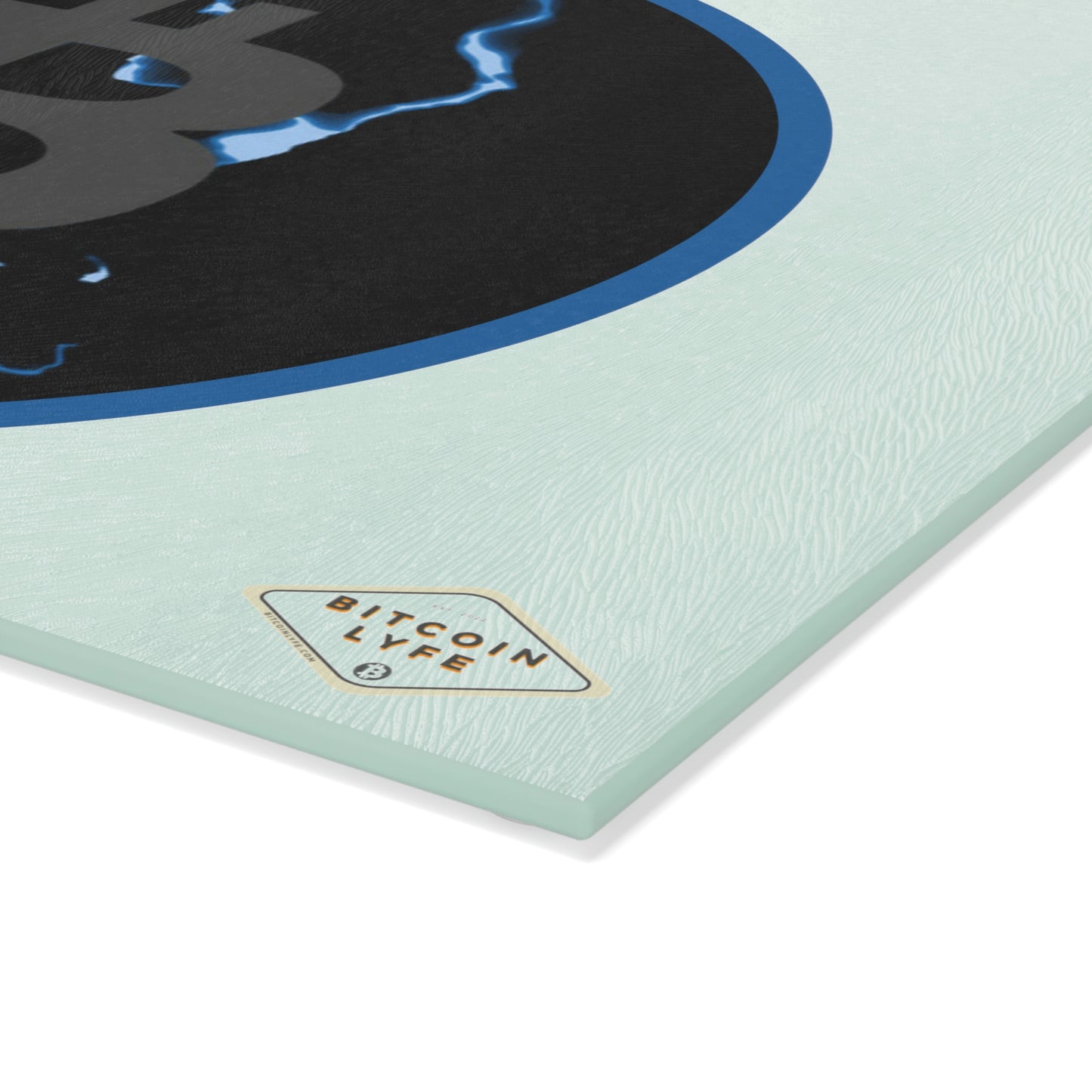 B Charged Glass Cutting Board