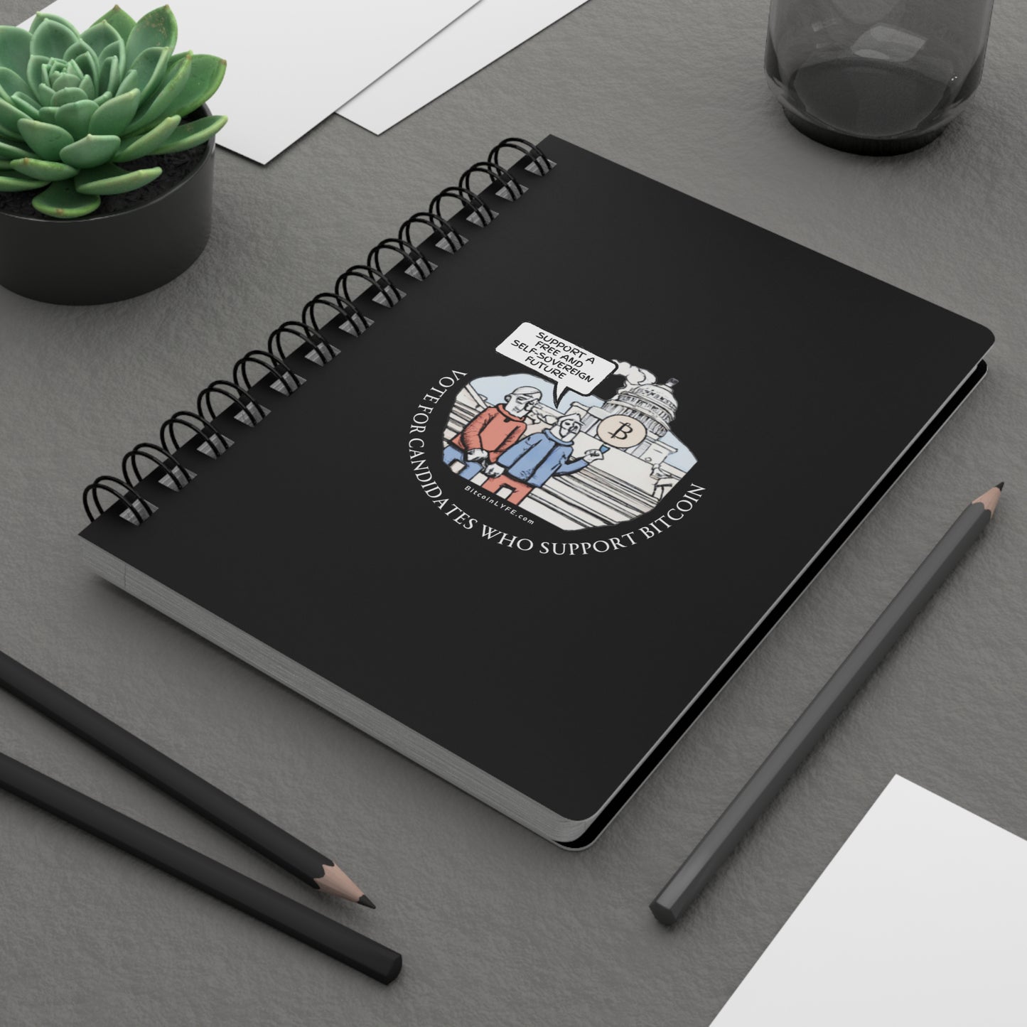 Vote - Candidates Spiral Bound Journal