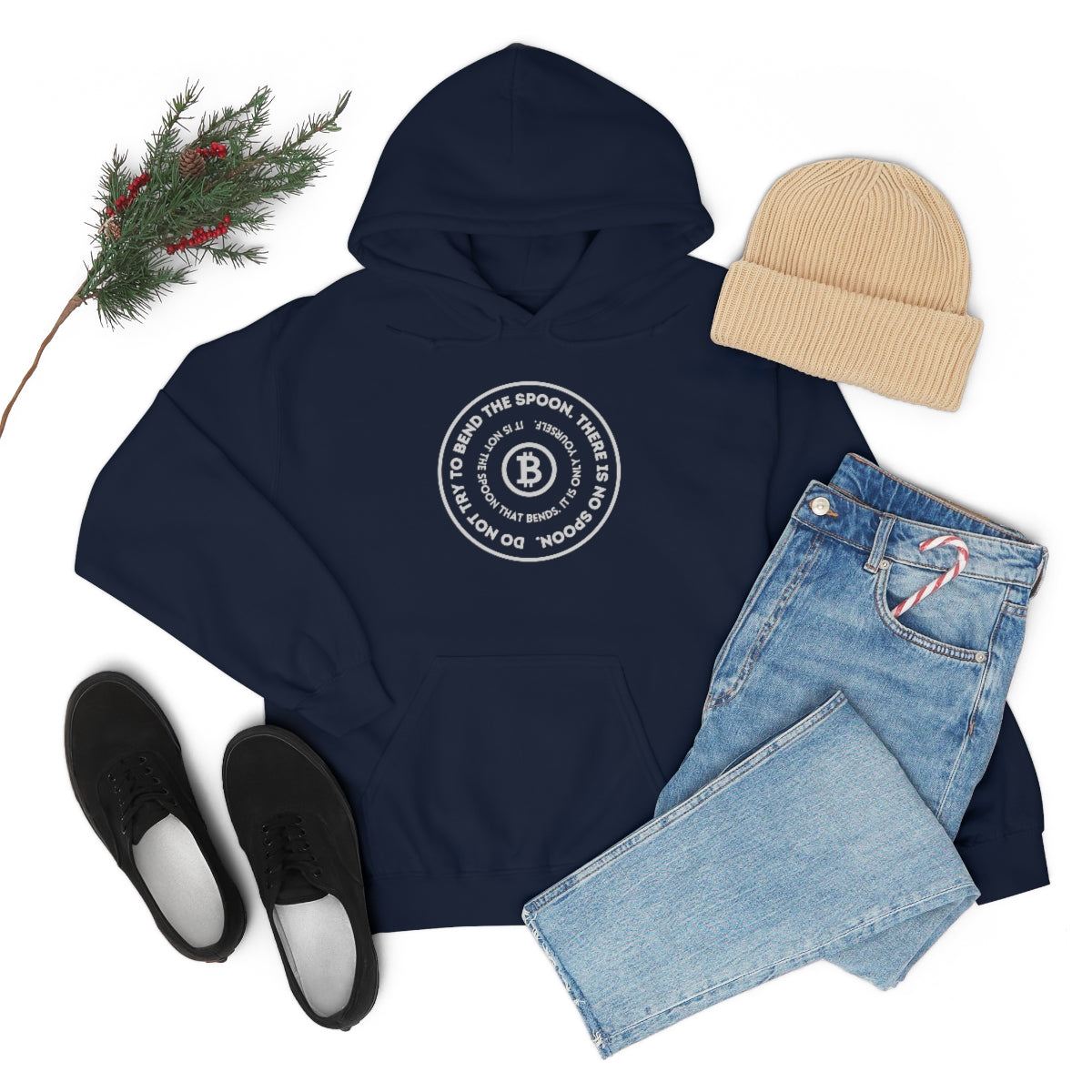 Spoon Orange Pill Hooded Sweatshirt