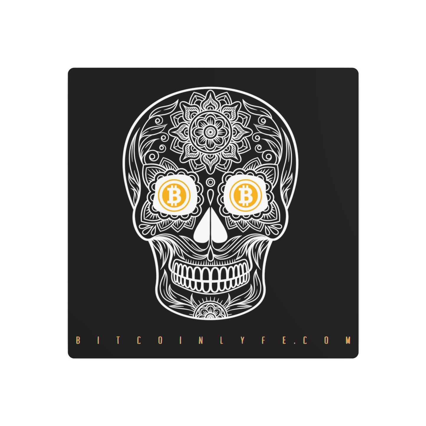Día de los Muertos Metal Art Sign, Ocho