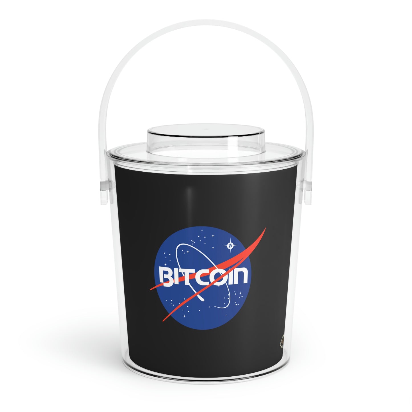 B in Space1 Ice Bucket with Tongs
