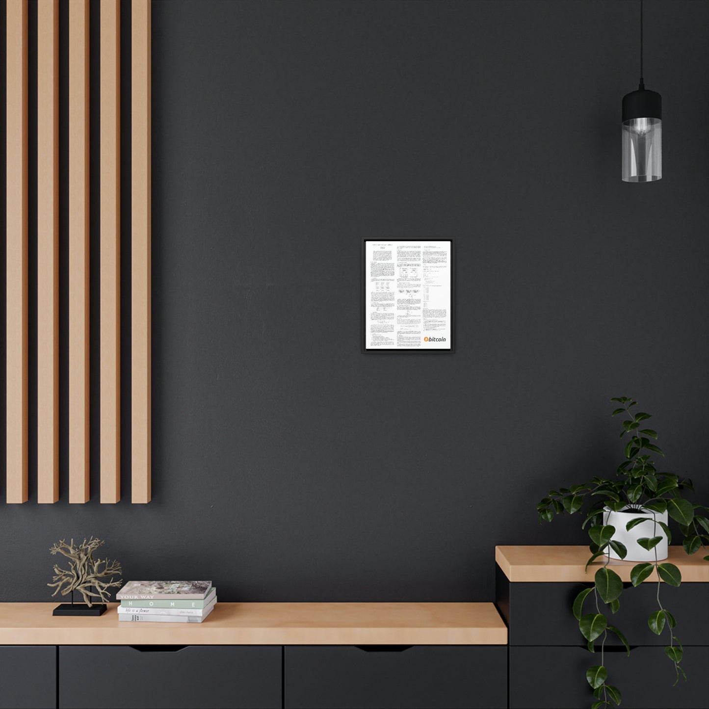 Bitcoin White Paper, Gallery Canvas Wrap