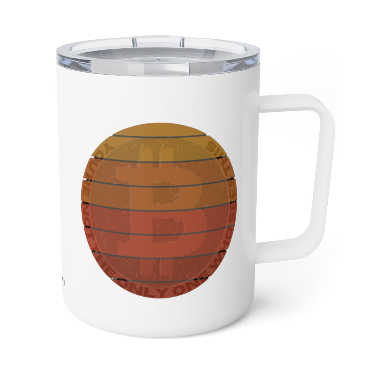 bTCsUN Deep Thought Insulated Coffee Mug, 10oz