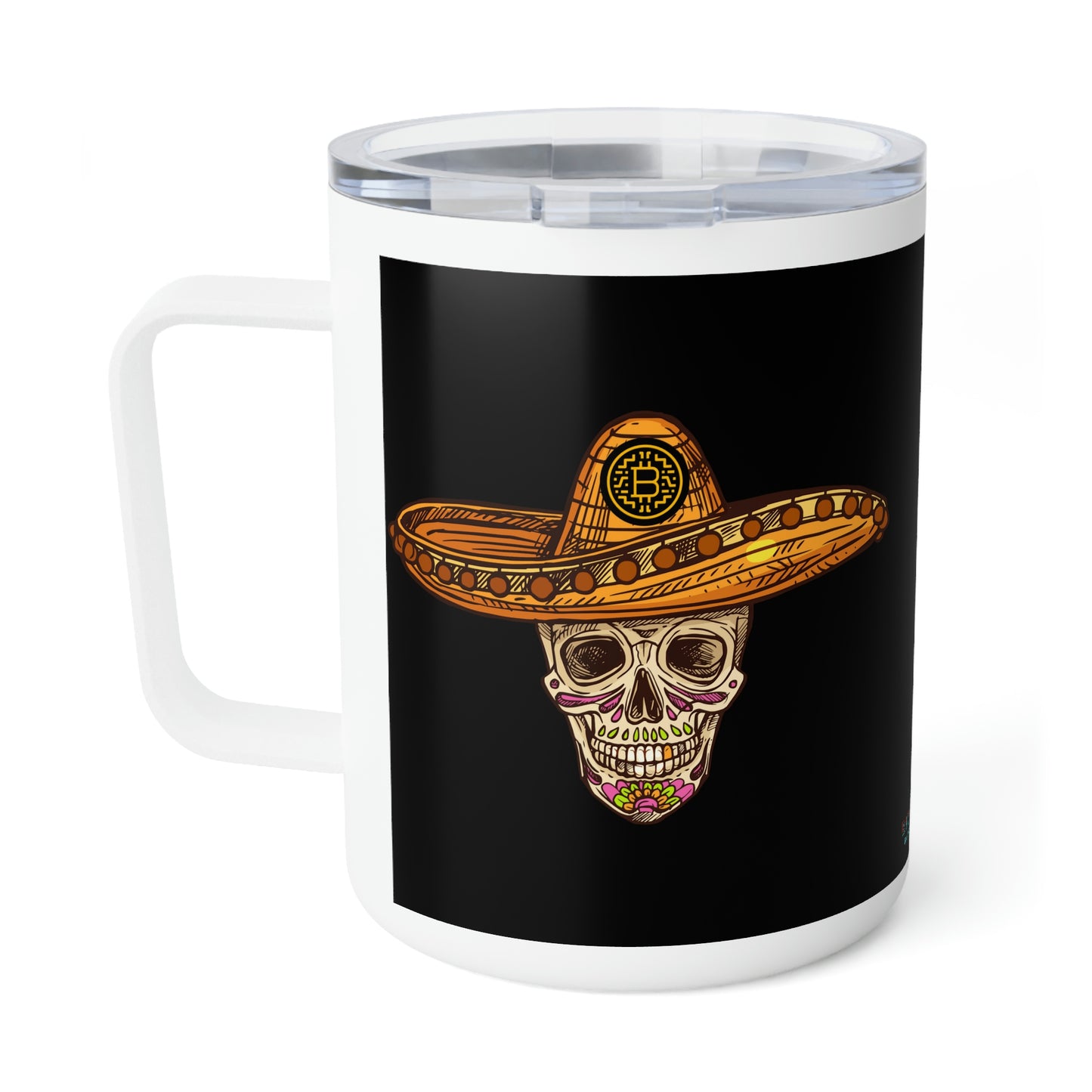 Día de los Muertos BTC 10oz Insulated Coffee Mug, Veinticuatro