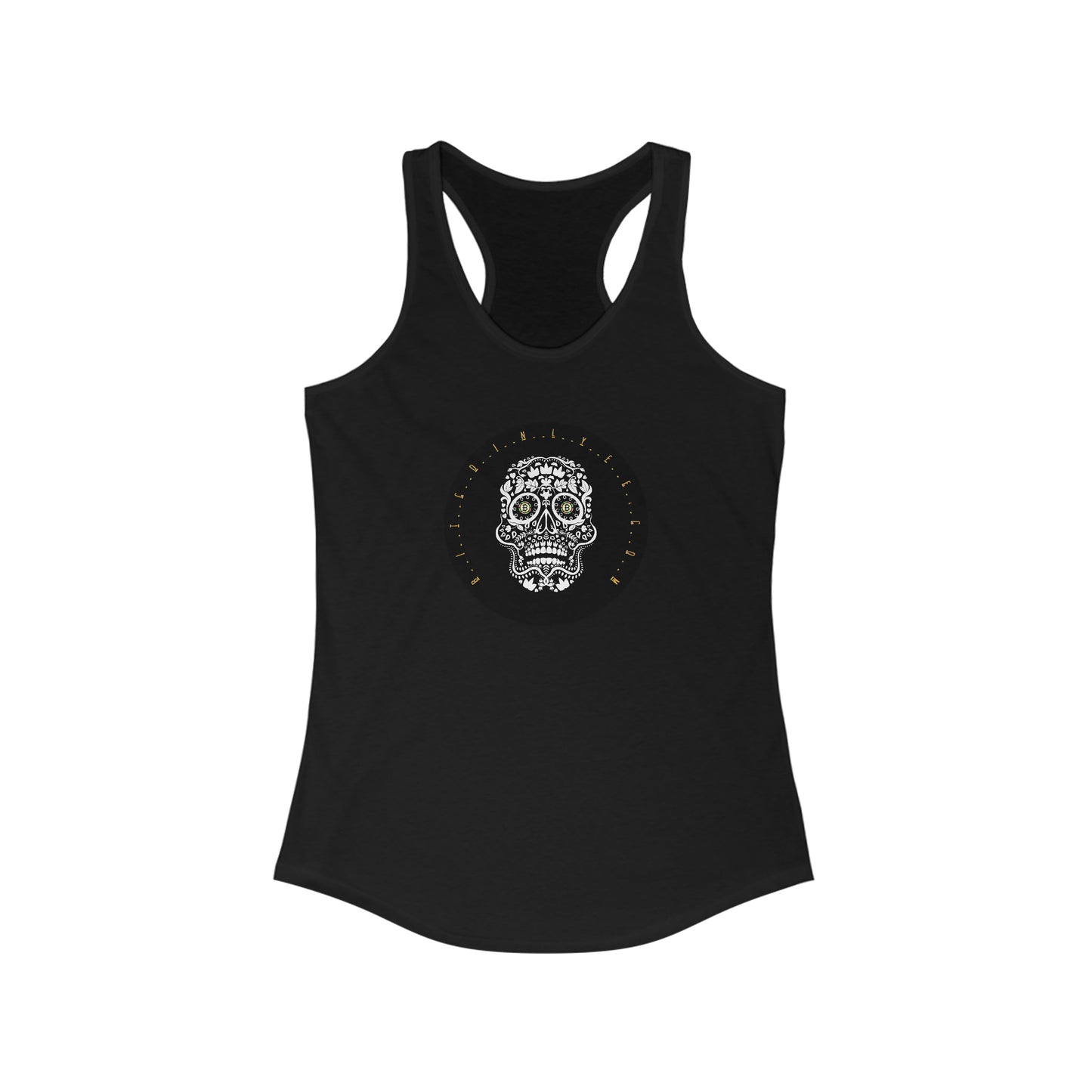Día de los Muertos BTC Women's Racerback Tank, Dos