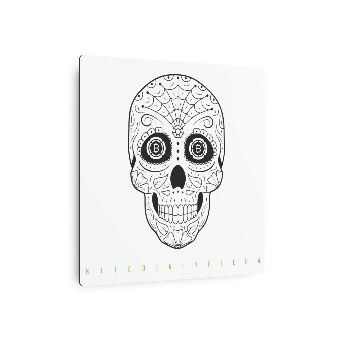 Día de los Muertos Metal Art Sign, Cinco