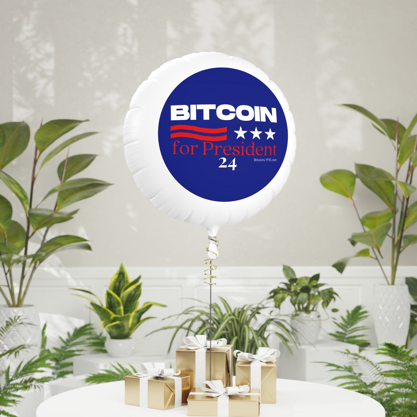 Vote - Bitbush Mylar Helium Balloon, 22"