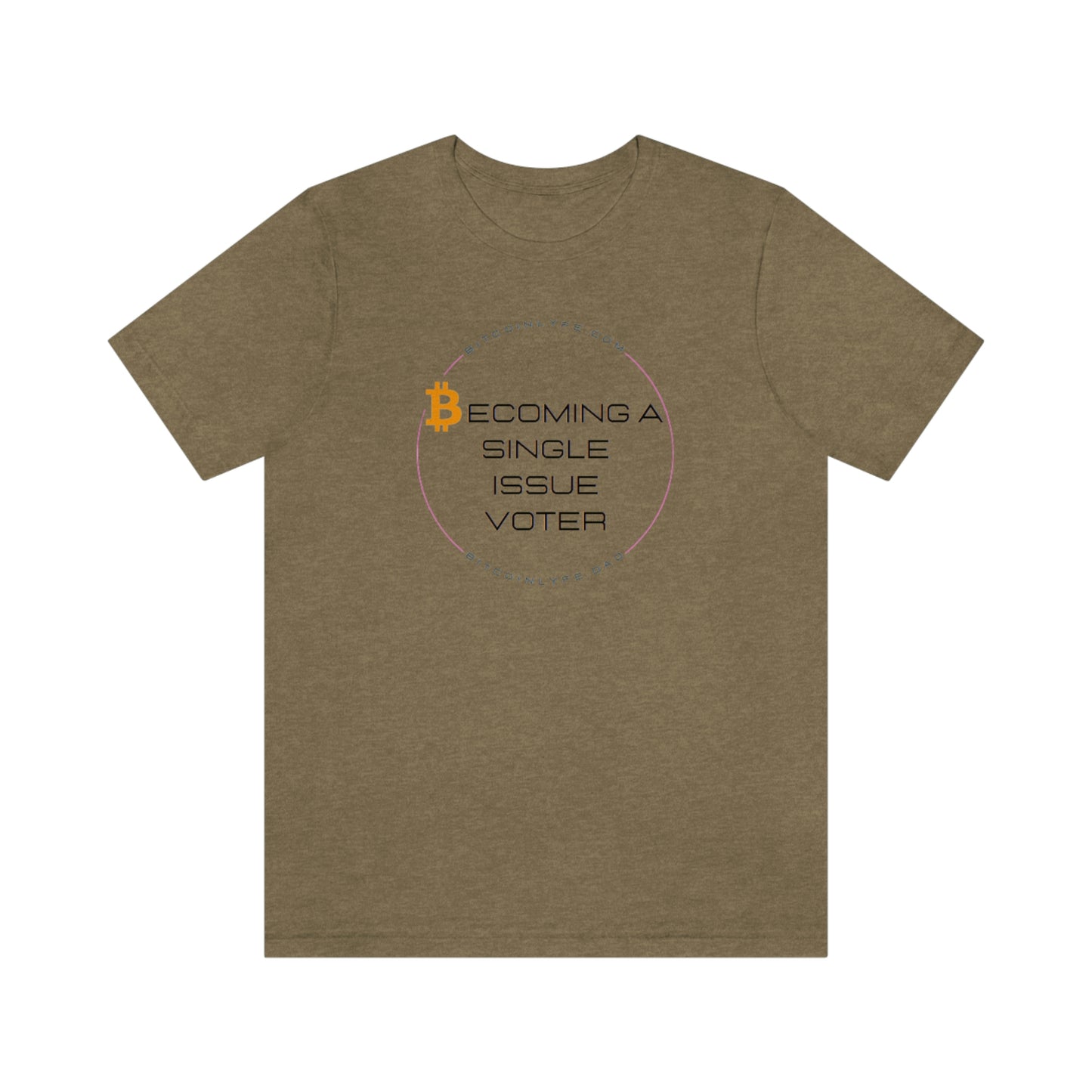 Single Issue Voter 2 Short Sleeve Tee