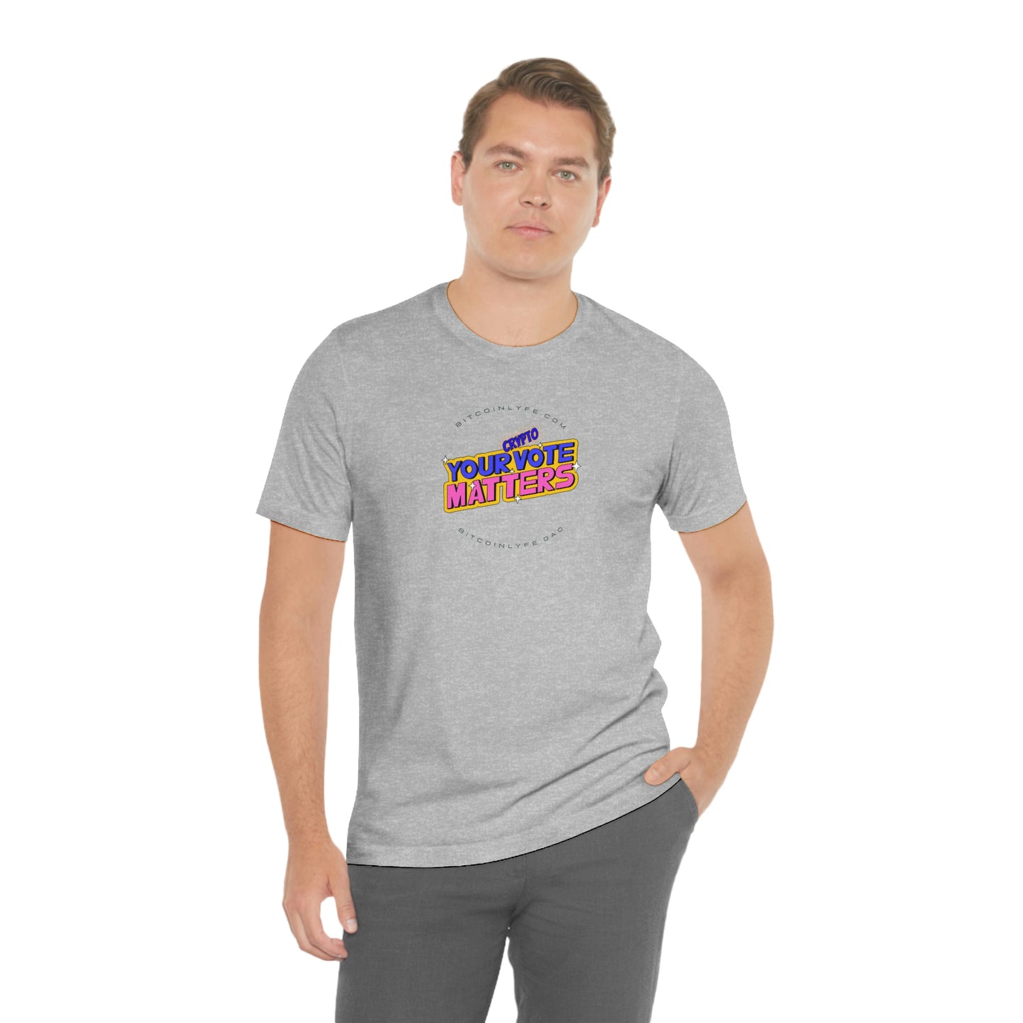 Your Crypto Vote Matters Short Sleeve Tee