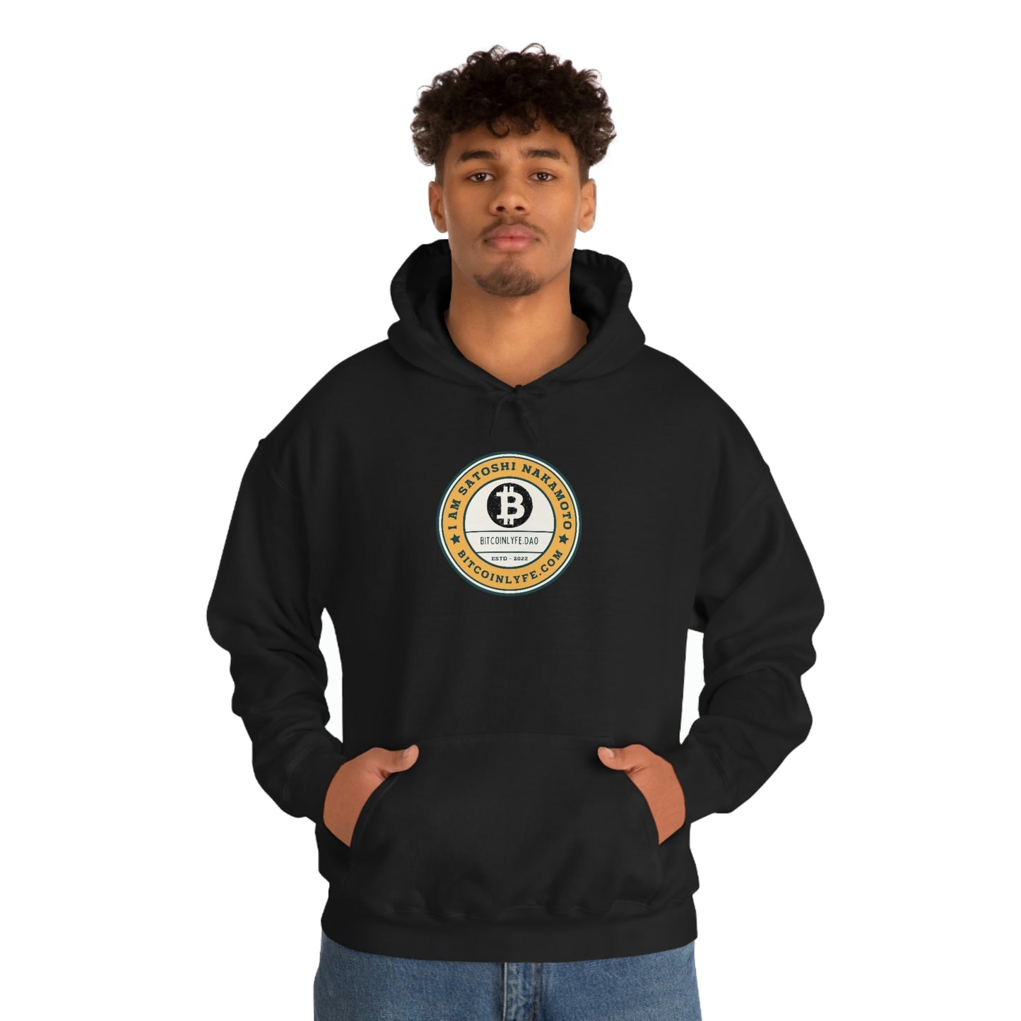 I am Satoshi Hooded Sweatshirt - Six